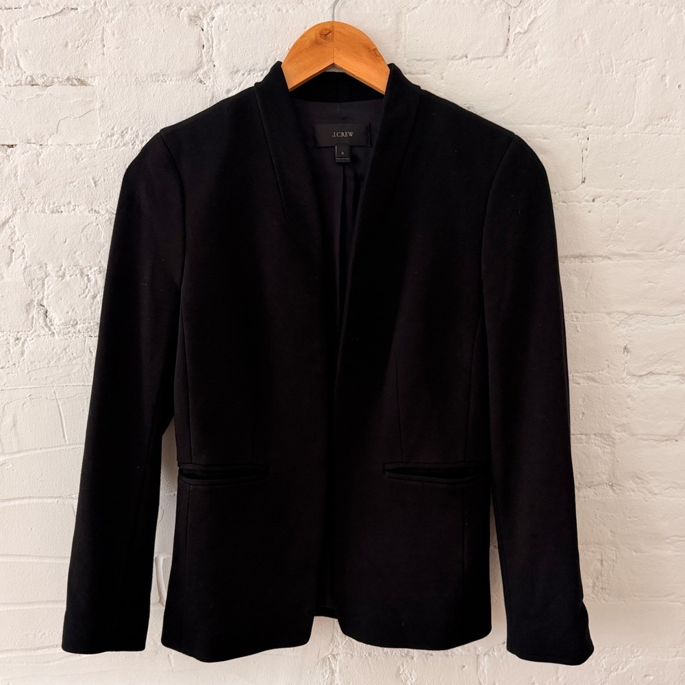 Like New J. Crew Women's Collarless Blazer
